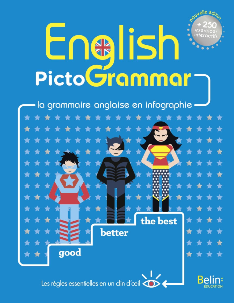 ENGLISH PICTOGRAMMAR (N.E. 2024) - LA GRAMMAIRE ANGLAISE EN INFOGRAPHIE - Cécile Yousfi, Rebecca Dahm, Bertrand LOQUET - BELIN EDUCATION