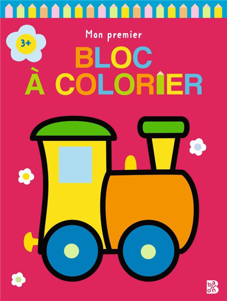 MON PREMIER BLOC A COLORIER - TRAIN - XXX - NC