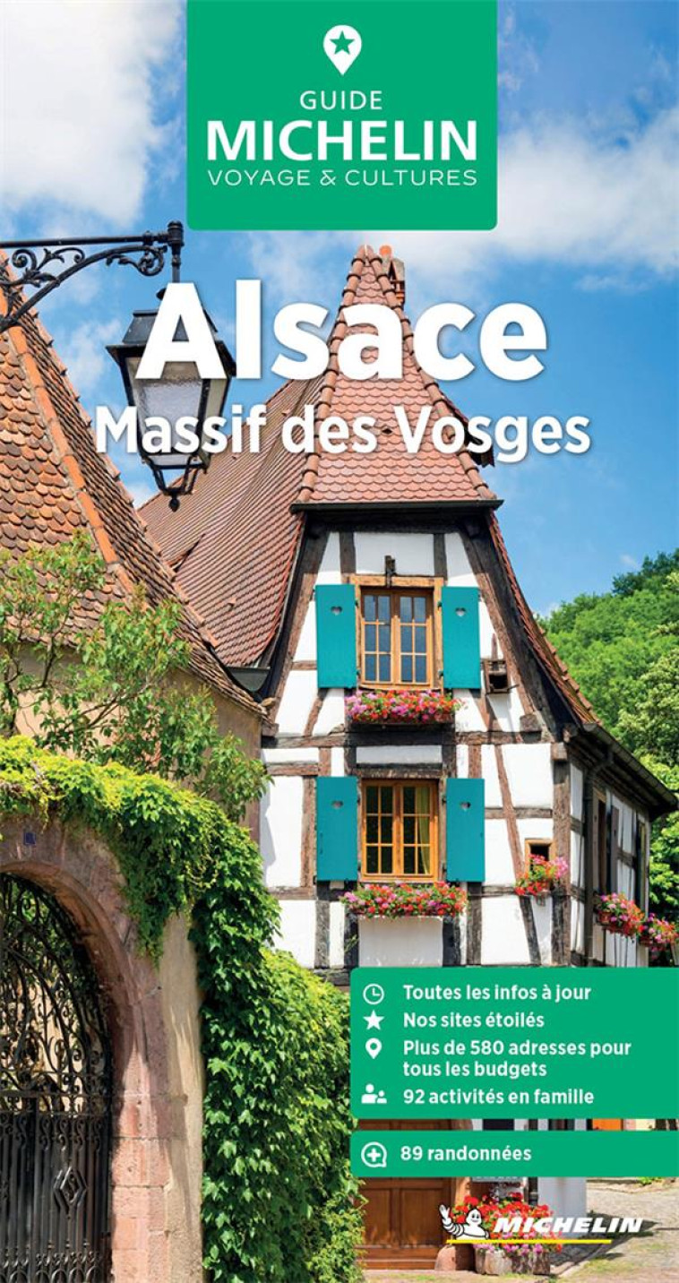 GUIDES VERTS FRANCE - GUIDE VERT ALSACE - MASSIF DES VOSGES - XXX - MICHELIN