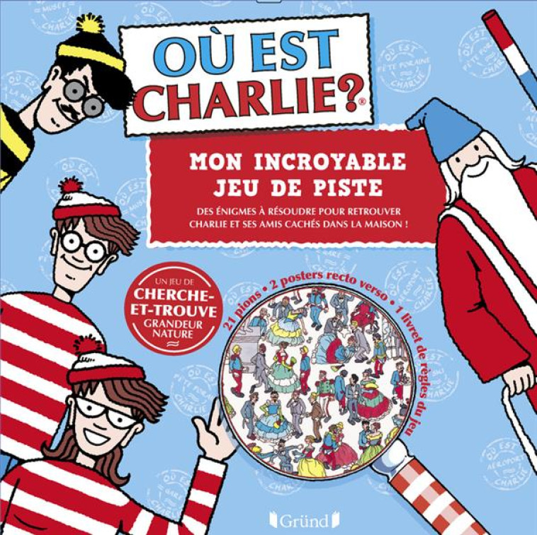 OU EST CHARLIE ? - MON INCROYABLE JEU DE PISTE - HANDFORD MARTIN - NC