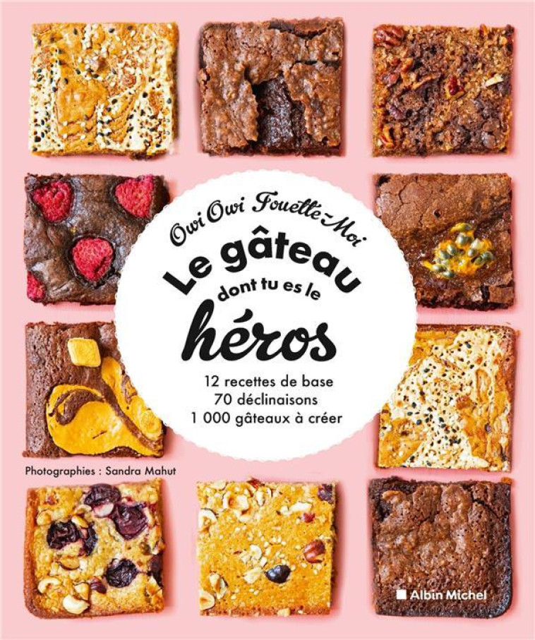 LE GATEAU DONT TU ES LE HEROS - 12 RECETTES DE BASE, 70 DECLINAISONS, 1 000 GATEAUX A CREER - OWI OWI/MAHUT - ALBIN MICHEL