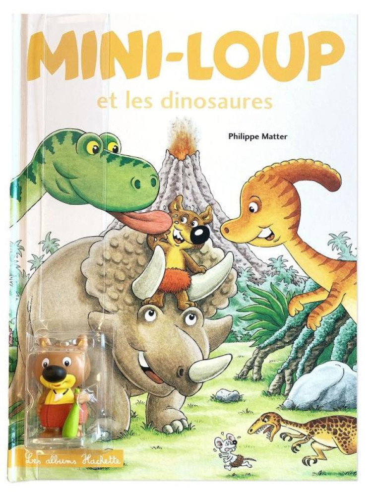 MINI-LOUP DINOSAURES AVEC FIGURINE - MATTER - HACHETTE