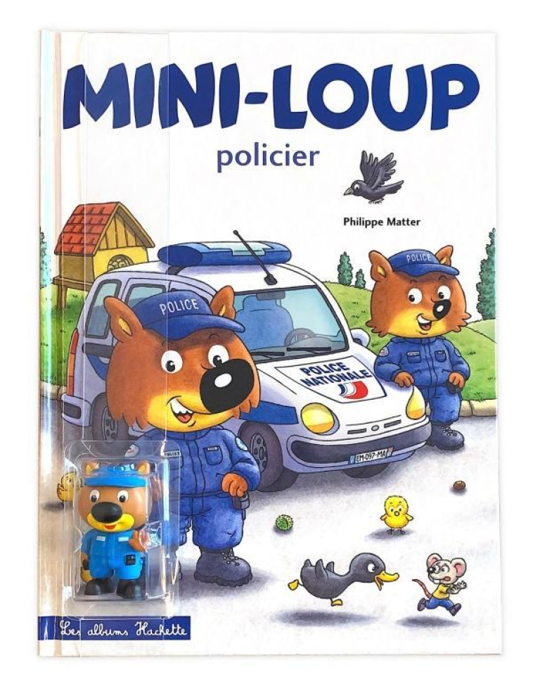 MINI-LOUP POLICIER AVEC FIGURINE - MATTER - HACHETTE