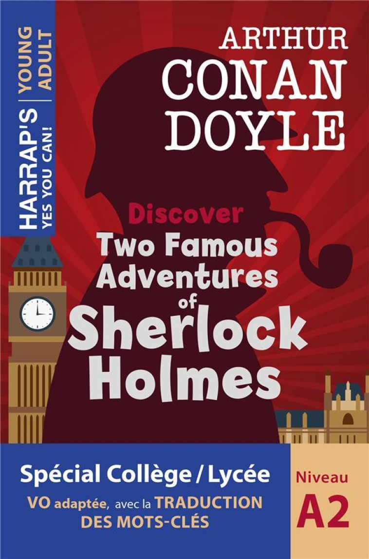 DISCOVER TWO FAMOUS ADVENTURES OF SHERLOCK HOLMES - COLLECTIF - LAROUSSE