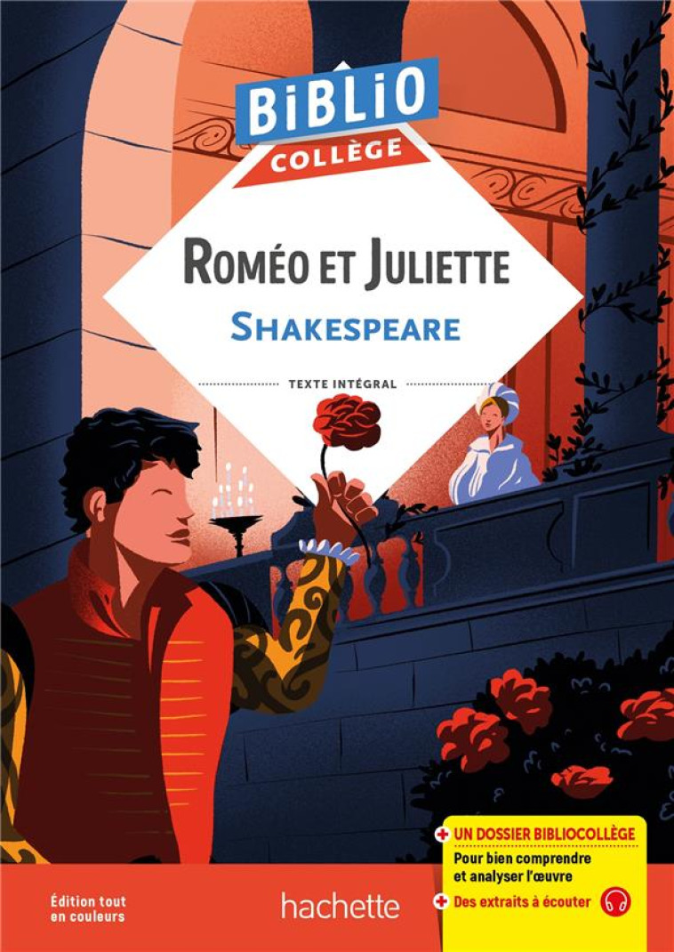 BIBLIOCOLLEGE - ROMEO ET JULIETTE - SHAKESPEARE/CHAT - HACHETTE