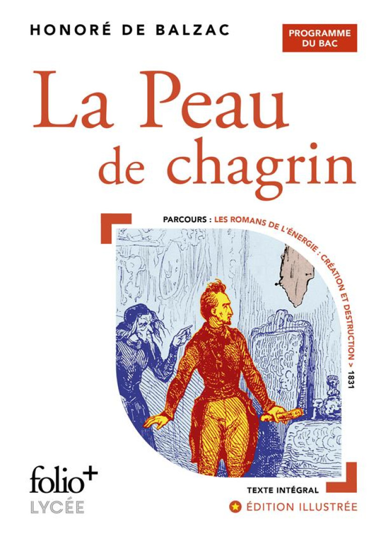 LA PEAU DE CHAGRIN - BAC 2024 - BALZAC HONORE DE - GALLIMARD