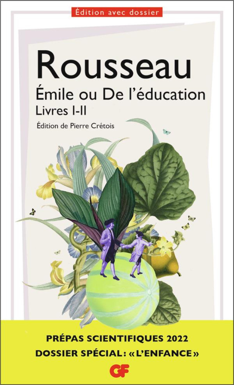 EMILE OU DE L-EDUCATION - LIVRES I-II - ROUSSEAU J-J. - FLAMMARION