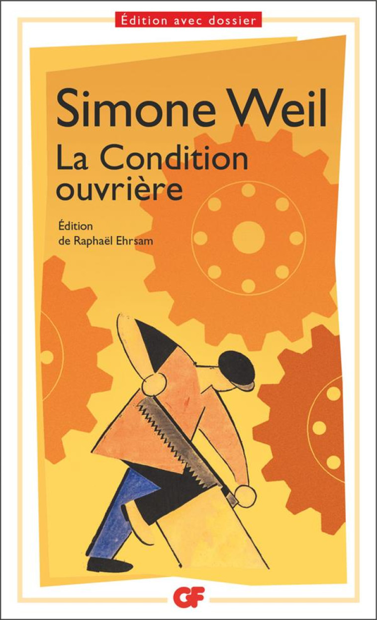 LA CONDITION OUVRIERE - PREPAS SCIENTIFIQUES 2023 - WEIL SIMONE - FLAMMARION