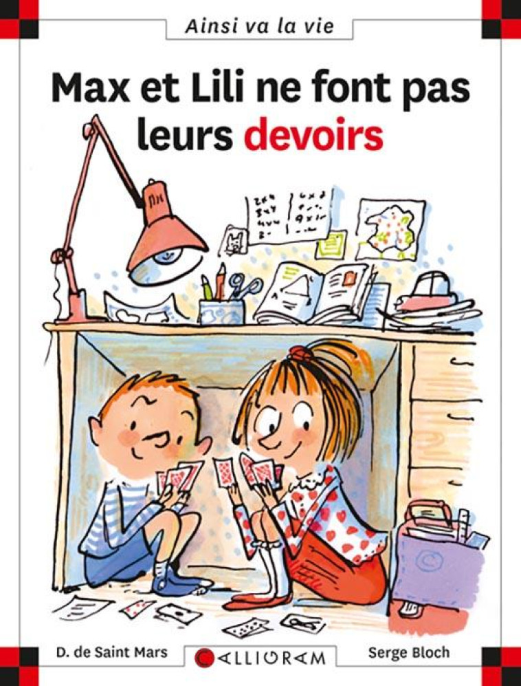 N 62 MAX ET LILI NE FONT PAS LEURS DEVOIRS - SAINT MARS (DE) - CALLIGRAM