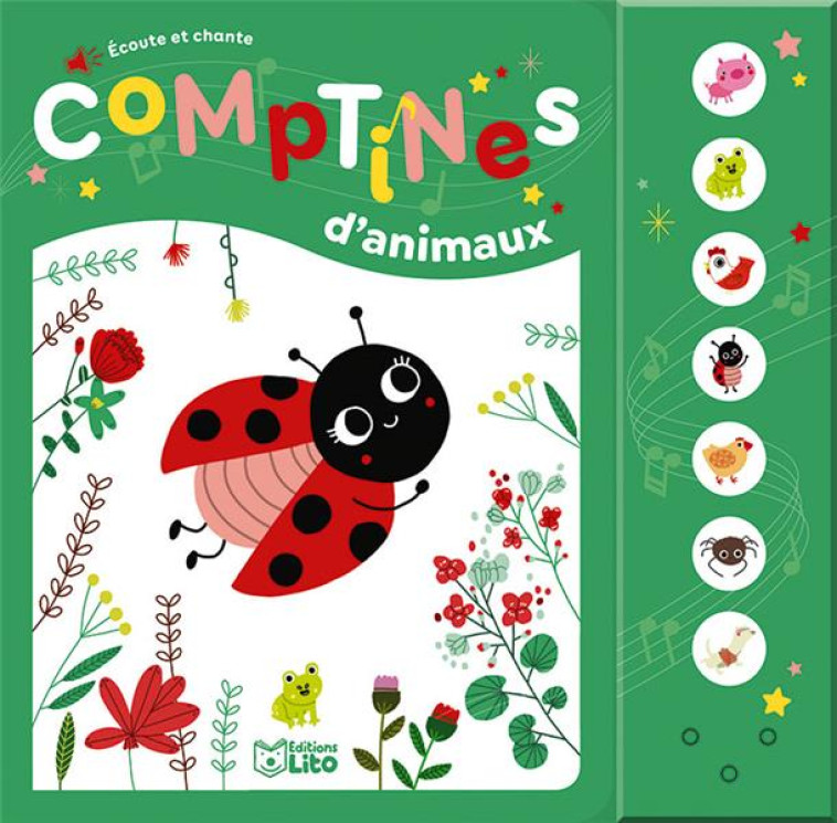 LIVRE COMPTINES D-ANIMAUX - XXX - LITO