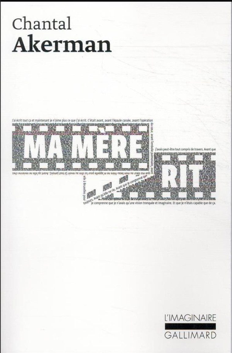 MA MERE RIT - AKERMAN CHANTAL - GALLIMARD