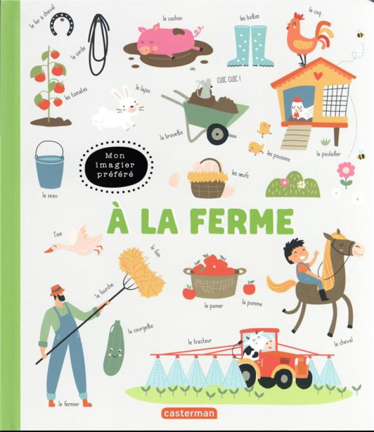 MON IMAGIER PREFERE - A LA FERME - COLLECTIF - CASTERMAN