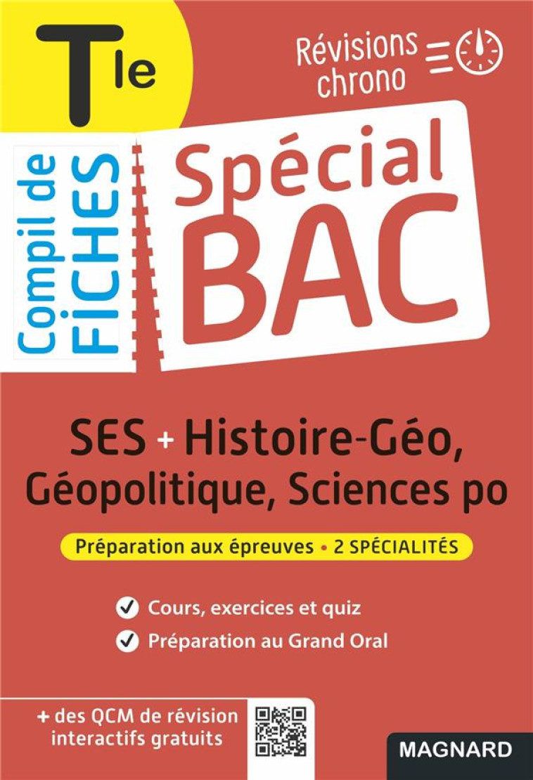 SPECIAL BAC COMPIL DE FICHES SES-HISTOIRE-GEO-GEOPOLITIQUE-SCIENCES PO TLE BAC 2023 - TOUT LE PROGRA - MATTERN/CHARLES - MAGNARD