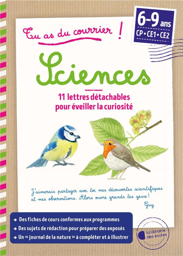 TU AS DU COURRIER ! - SCIENCES CYCLE 2 - MARIE BANCEL - ECOLES PARIS