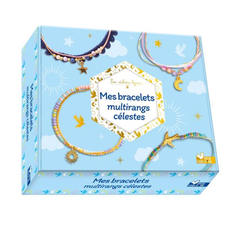 MES BRACELETS MULTIRANGS CELESTES - COFFRET AVEC ACCESSOIRES - LAZERGES LAETITIA - NC