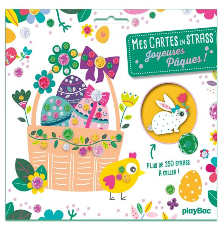 MES CARTES EN STRASS - JOYEUSES PAQUES ! - 400 STICKERS - FOURNIER MAGALI - PRISMA