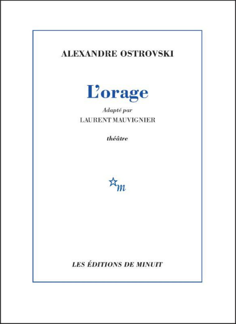 L-ORAGE - OSTROVSKI ALEXANDRE - MINUIT