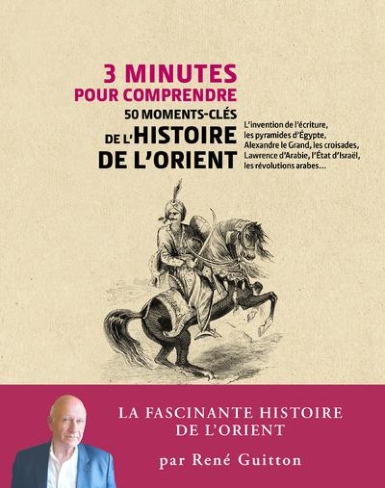 3 MINUTES POUR COMPRENDRE 50 MOMENTS-CL?S DE L-HISTOIRE DE L-ORIENT - RENE GUITTON - COURRIER LIVRE