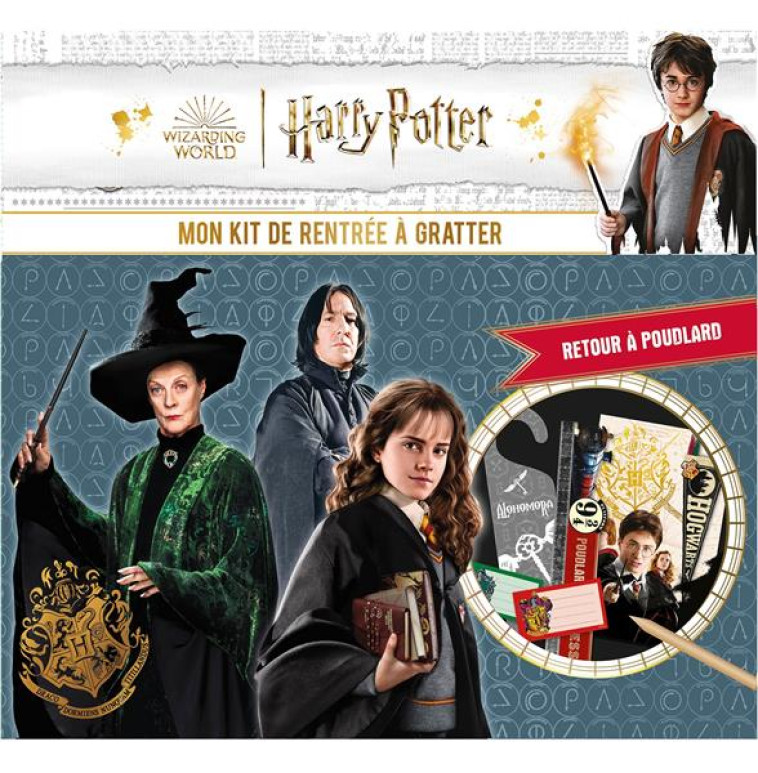 HARRY POTTER - MON MATERIEL DE RENTREE A GRATTER - RETOUR A POUDLARD ! - PLAYBAC EDITIONS - PRISMA