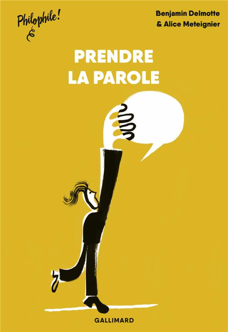 PRENDRE LA PAROLE - BENJAMIN DELMOTTE - GALLIMARD