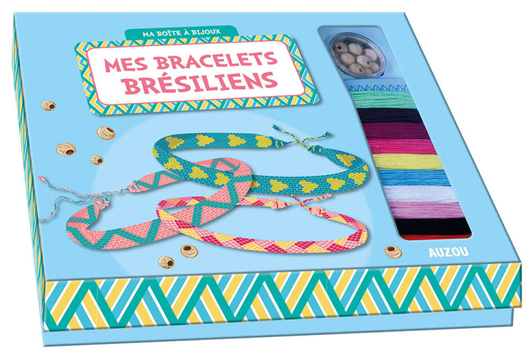 MA BOITE A BIJOUX - MES BRACELETS BRESILIENS - Maude Guesne - AUZOU