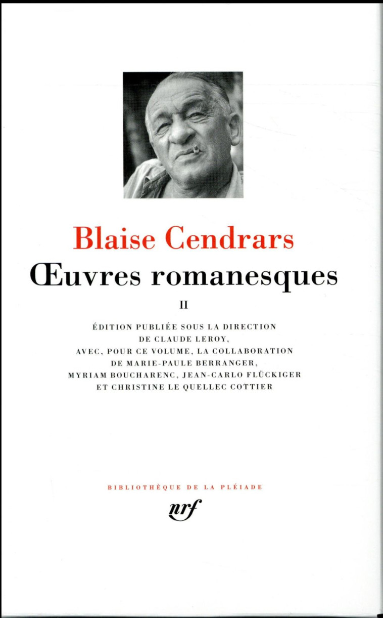 OEUVRES ROMANESQUES/PO?SIES COMPL?TES - BLAISE CENDRARS - Gallimard