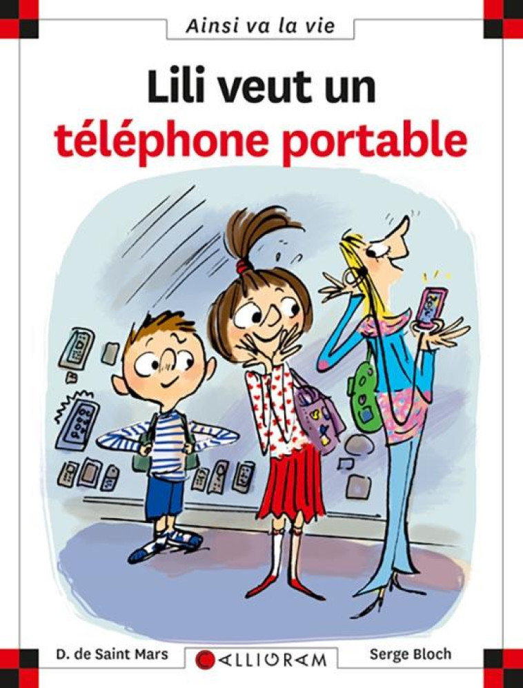 N 94 LILI VEUT UN TELEPHONE PORTABLE - SAINT MARS (DE) D. - CALLIGRAM