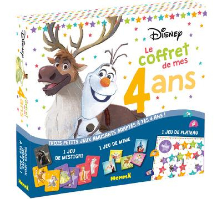 DISNEY - LE COFFRET DE MES 4 ANS (OLAF ET SVEN) - COLLECTIF - NC