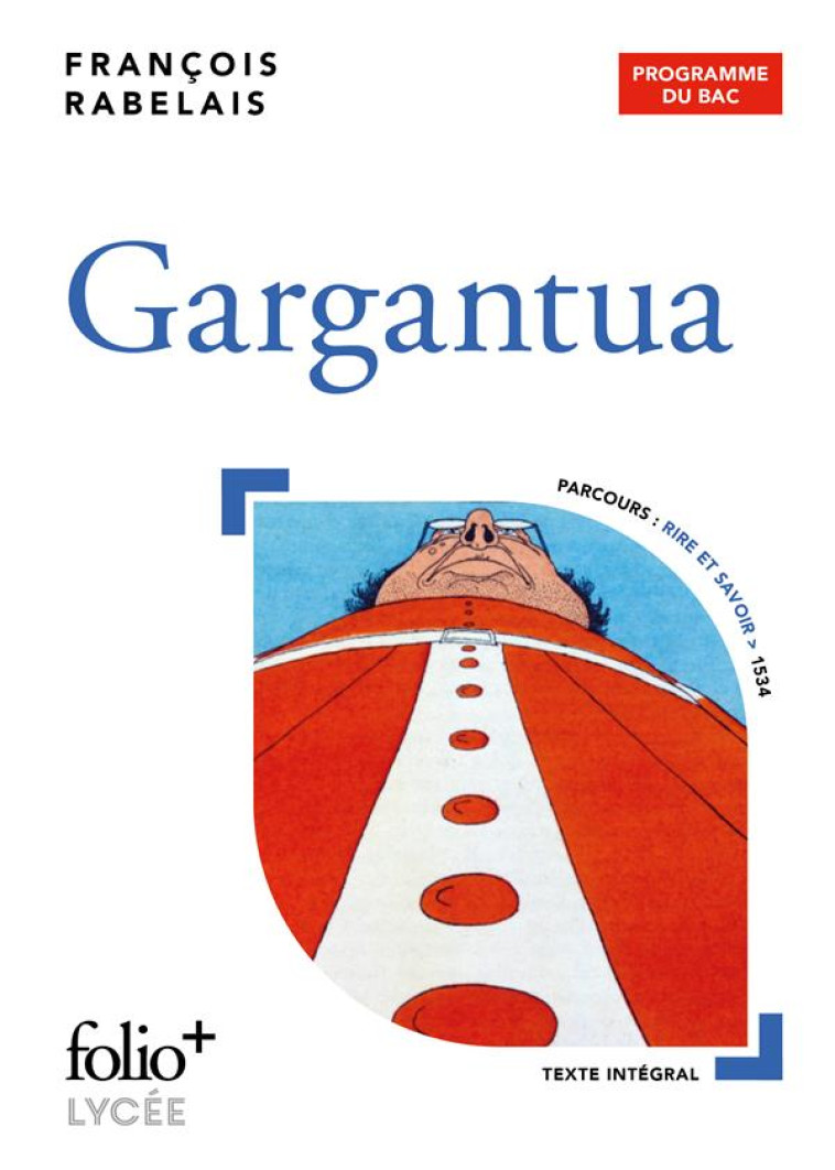 GARGANTUA - BAC 2024 - RABELAIS FRANCOIS - GALLIMARD