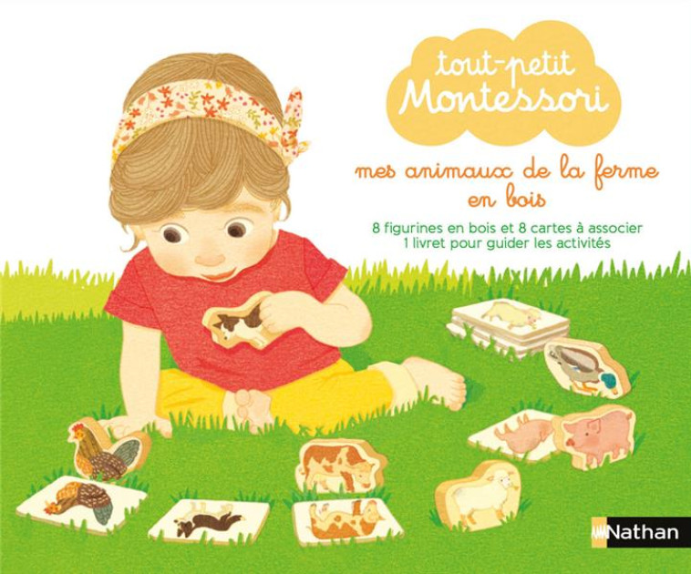 TOUT-PETIT MONTESSORI - MES ANIMAUX DE LA FERME EN BOIS - DELPHINE ROUBIEU - CLE INTERNAT