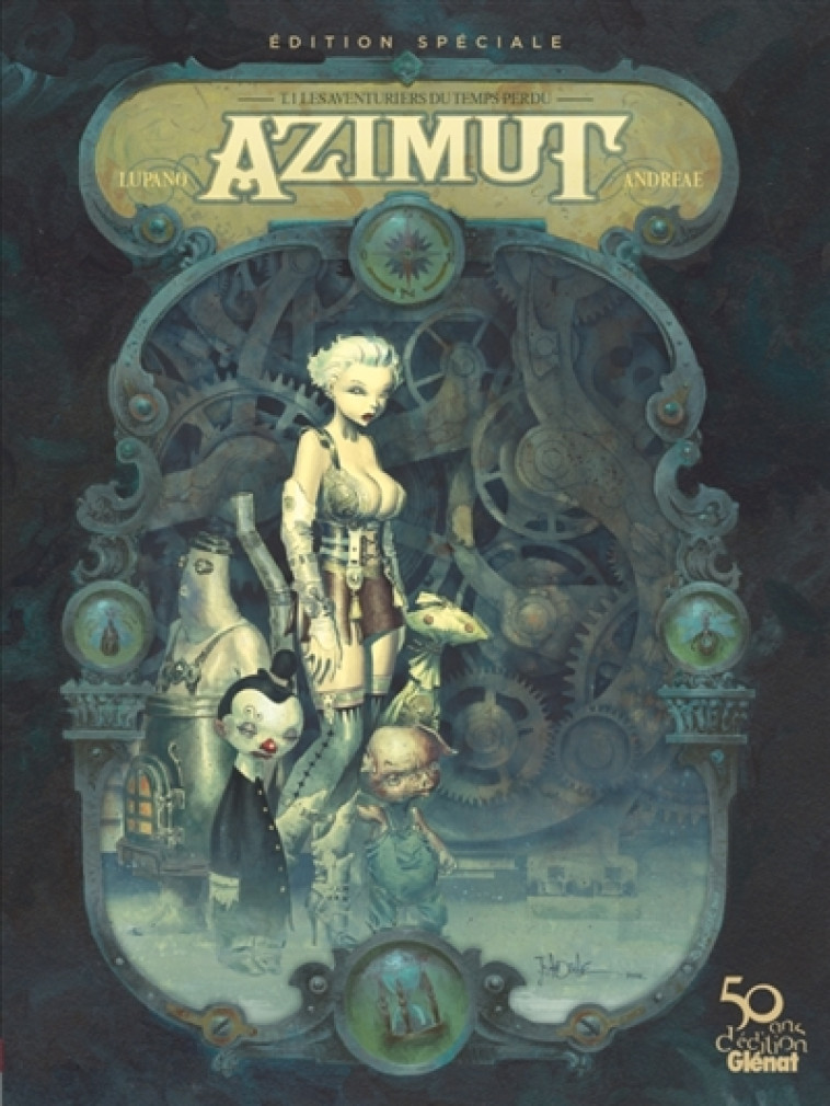 AZIMUT - TOME 01 - EDITION SPECIALE 50 ANS - LES AVENTURIERS DU TEMPS PERDU - LUPANO/ANDREAE - VENTS D'OUEST