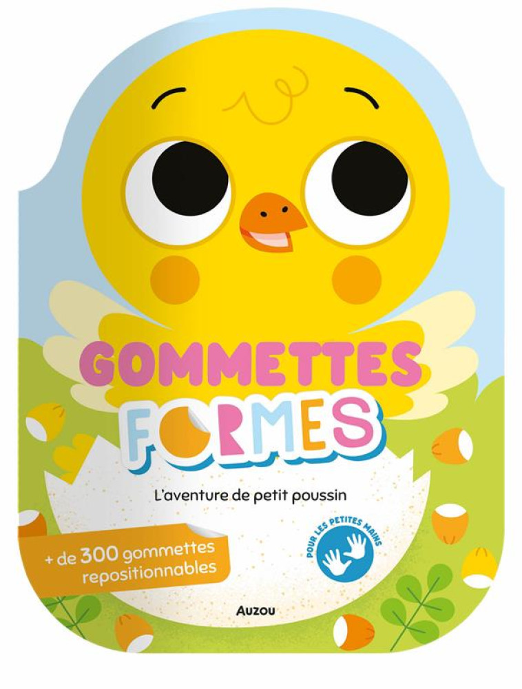 GOMMETTES FORMES - L'AVENTURE DE PETIT POUSSIN - SORTE MARTA - PHILIPPE AUZOU