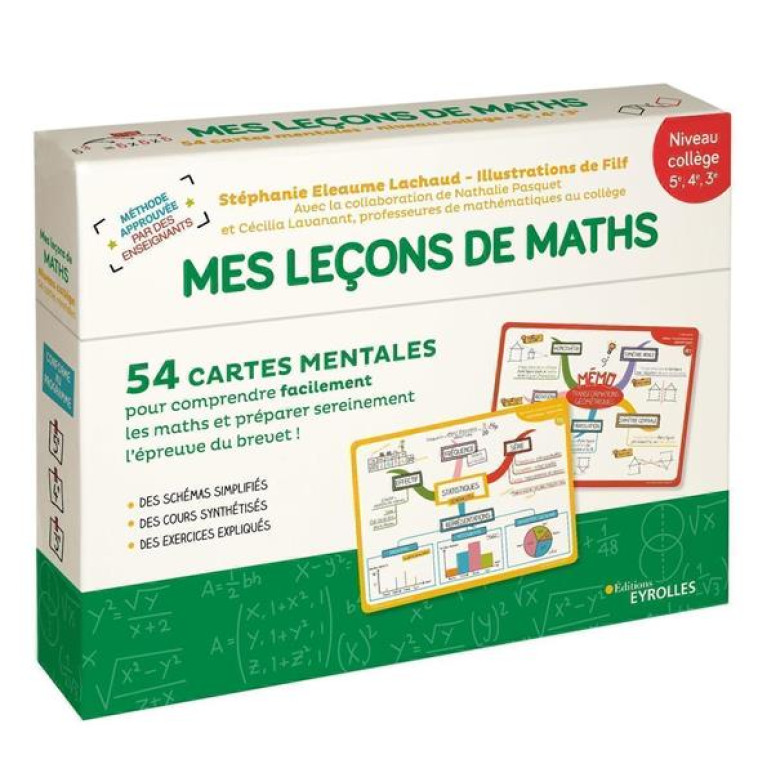 MES LEÇONS DE MATHS - NIVEAU COLLÈGE - STEPHANIE ELEAUME LACHAUD FILF - EYROLLES