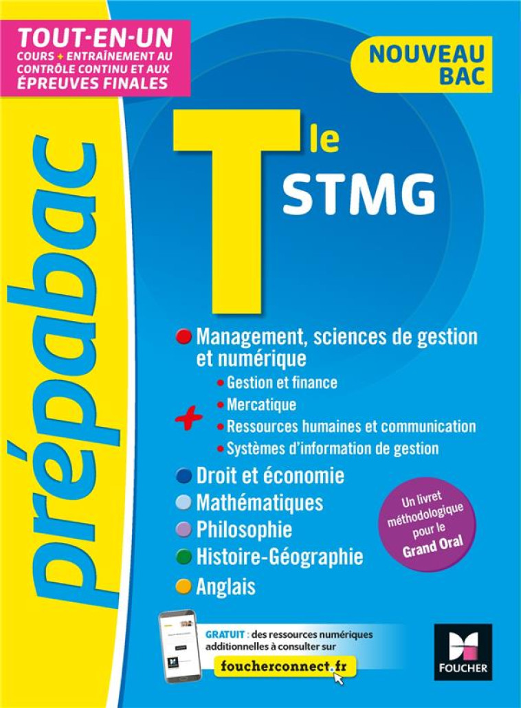 PREPABAC - TOUTE LA TERMINALE STMG - BAC 2023 - CONTRÔLE CONTINU ET ÉPREUVES FINALES - RÉVISION - CHRISTINE MALARMEY - FOUCHER