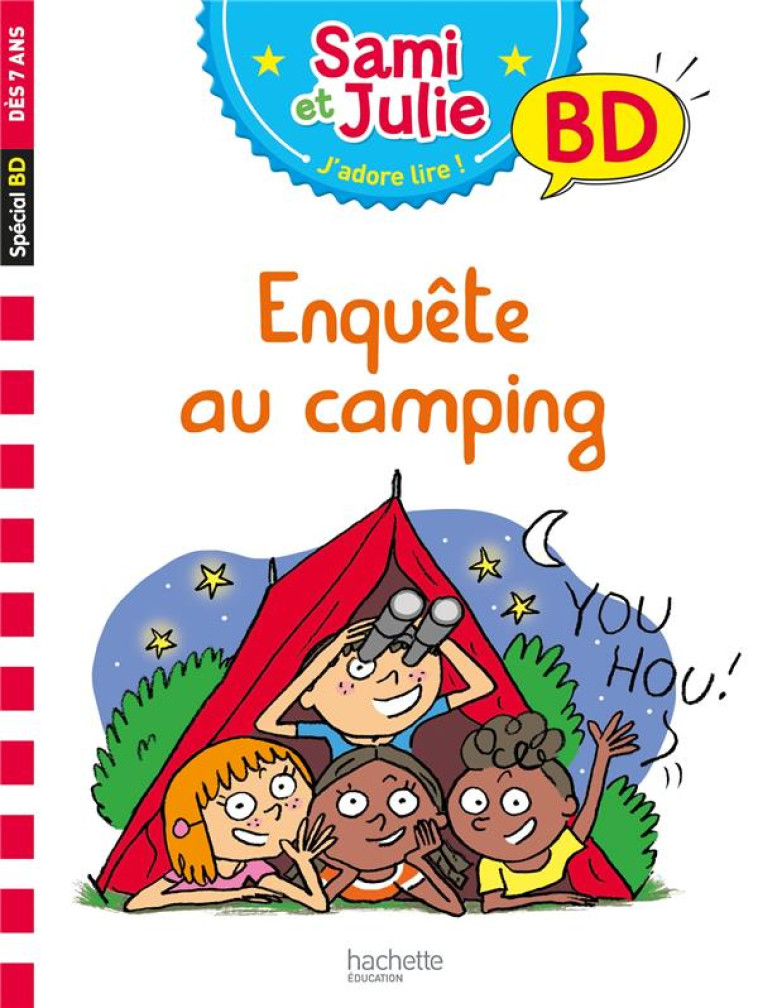 SAMI ET JULIE BD : ENQUETE AU CAMPING - BONTE/MASSONAUD - HACHETTE