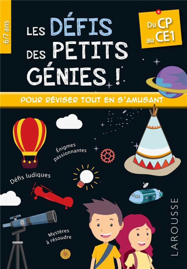 LES DÉFIS DES PETITS GÉNIES CP-CE1 - COLLECTIF - LAROUSSE