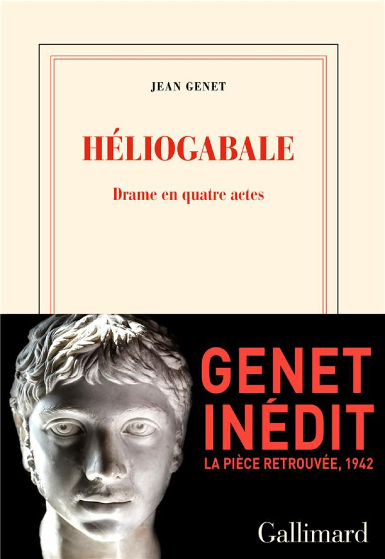 HÉLIOGABALE - JEAN GENET - GALLIMARD