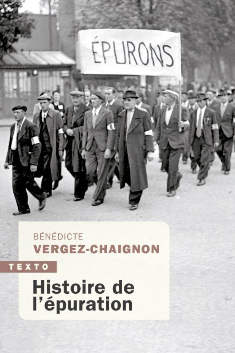 HISTOIRE DE L'ÉPURATION - BENEDICTE VERGEZ-CHAIGNON - NC