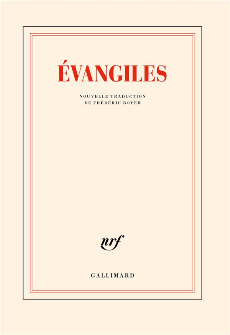 EVANGILES - ANONYME - GALLIMARD