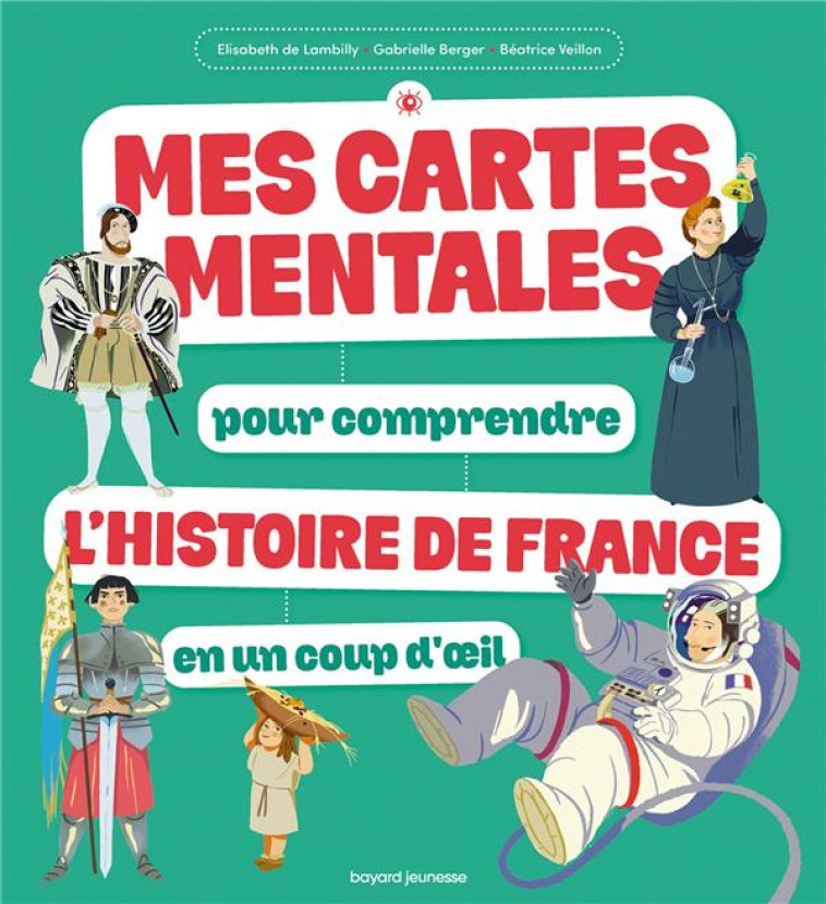 MES CARTES MENTALES POUR COMPRENDRE L'HISTOIRE DE FRANCE EN UN COUP D'OEIL - LAMBILLY/BERGER - BAYARD JEUNESSE