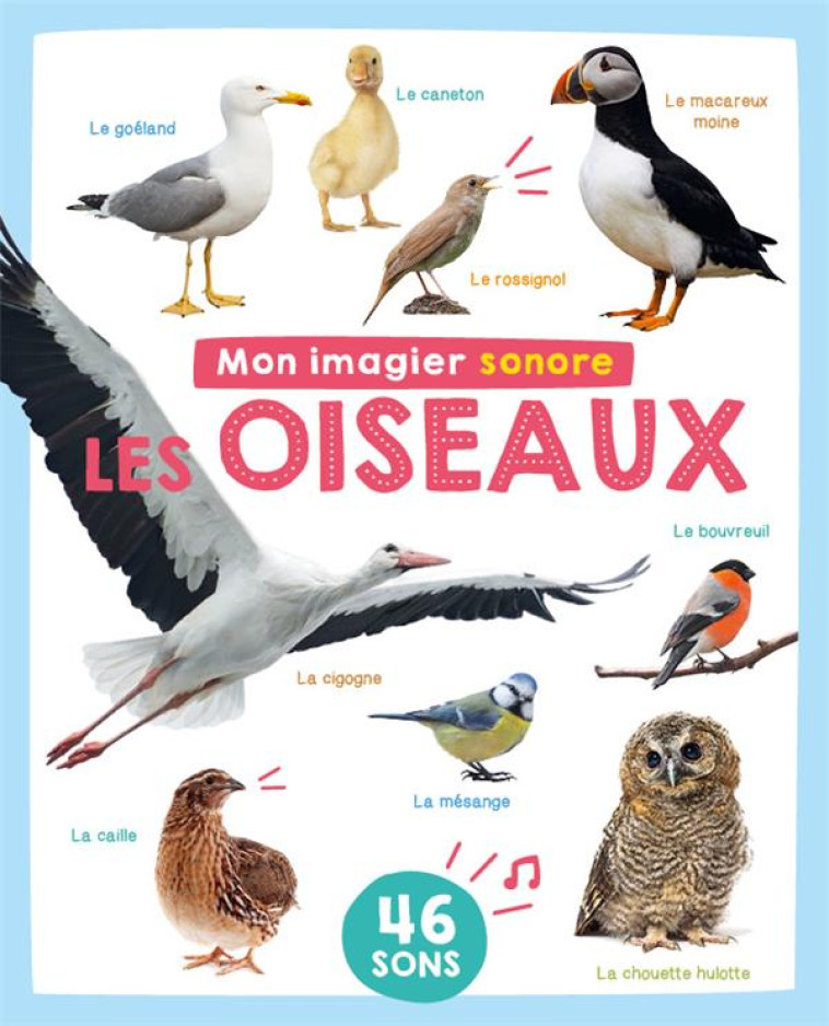 MON IMAGIER SONORE - MON IMAGIER SONORE - OISEAUX - COLLECTIF - 1 2 3 SOLEIL