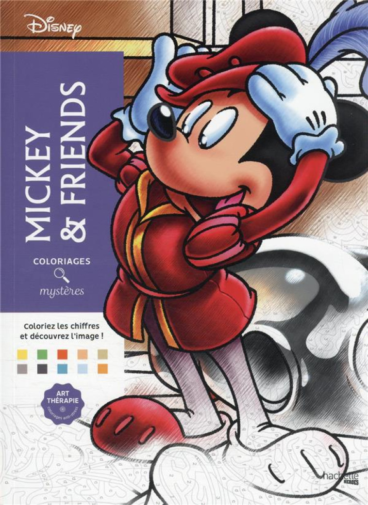 COLORIAGES MYSTERES DISNEY - MICKEY AND FRIENDS - MARIEZ, JEREMY - HACHETTE