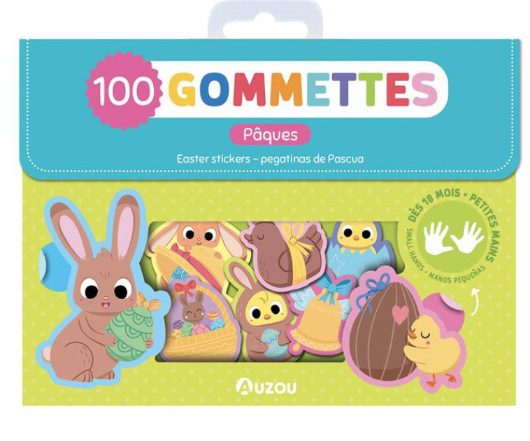 MA POCHETTE DE 100 GOMMETTES  - PAQUES - VAYOUNETTE - NC