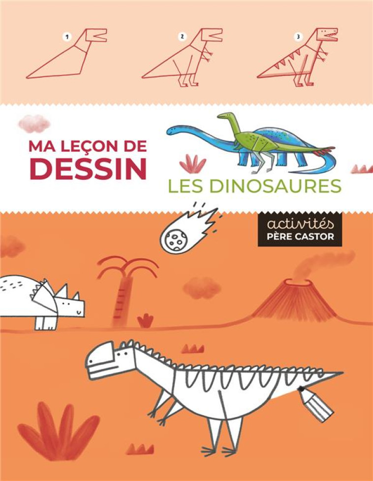 MA LEÇON DE DESSIN - LES DINOSAURES - JOANA JESUS - FLAMMARION