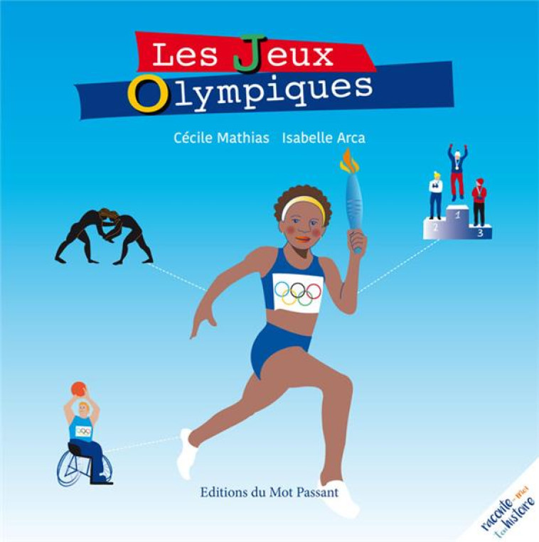 LES JEUX OLYMPIQUES - CECILE MATHIAS - MOT PASSANT