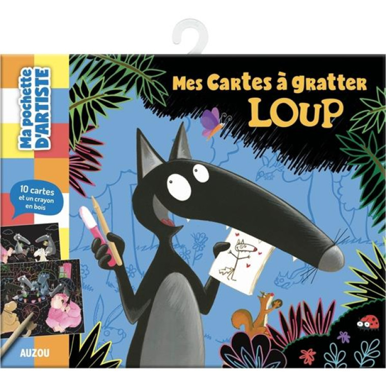 MA POCHETTE D'ARTISTE - MES CARTES A GRATTER LOUP - LALLEMAND/THUILLIER - NC