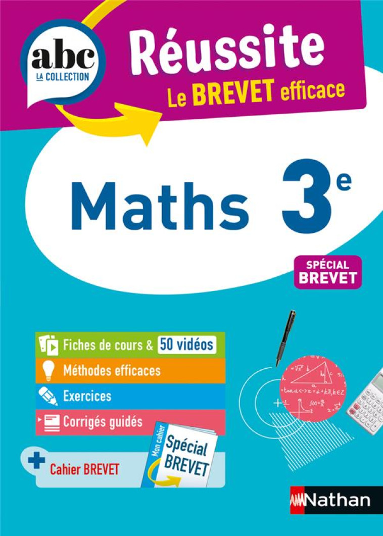 ABC RÉUSSITE MATHS 3E - BREVET 2023 - GILLES MORA - CLE INTERNAT