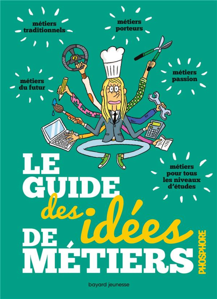 LE GUIDE DES IDÉES DE MÉTIERS - SANDRINE POUVERREAU - BAYARD JEUNESSE