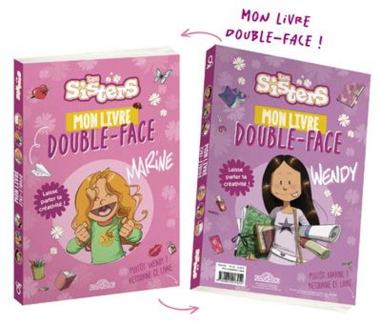 LES SISTERS - MON LIVRE DOUBLE-FACE - MARINE/WENDY - BAMBOO EDITION - NC