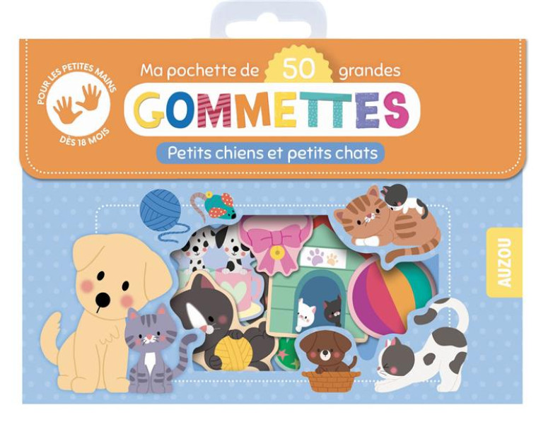 MA POCHETTE DE 100 GOMMETTES  - MA POCHETTE DE 50 GRANDES GOMMETTES - PETITS CHIENS ET PETITS CHATS - KIM SEJUNG - NC